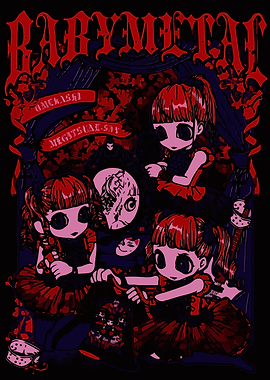 BABYMETAL Anime Style Illustration