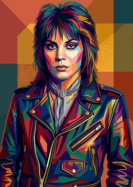 Joan Jett Pop Art Portrait