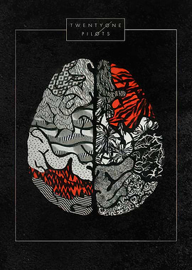 Twenty One Pilots Brain Art