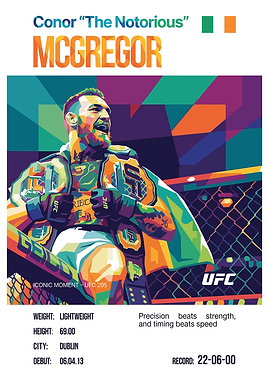 Conor McGregor UFC Pop Art