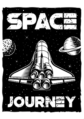Space Shuttle Journey Poster