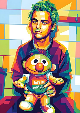 Pop Art Portrait of Billie Joe Armstrong
