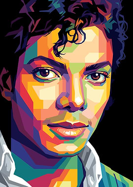 Michael Jackson Pop Art Portrait