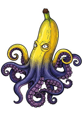 Banana Octopus Hybrid Creature