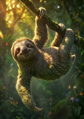 Cheerful Sloth Buddy
