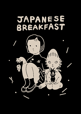 Japanese Breakfast illustration with two figures