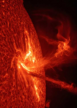Solar Flare Eruption