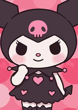 Kuromi Character Illustration