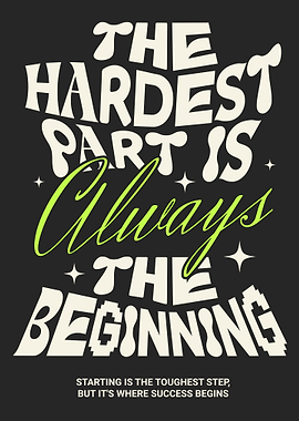 Inspirational Quote About Starting