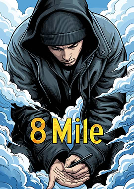 8 Mile Eminem Illustration