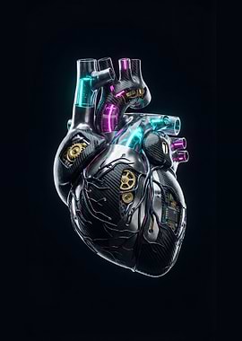 Cyberpunk Mechanical Heart