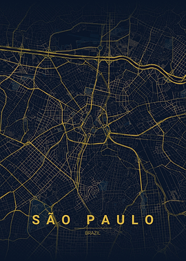 Sao Paulo City Map
