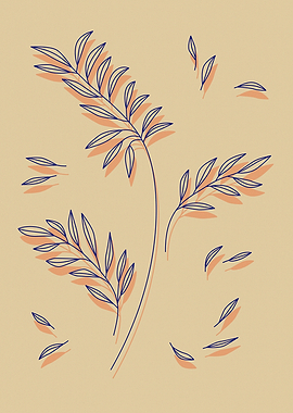 Minimalist Botanical Illustration