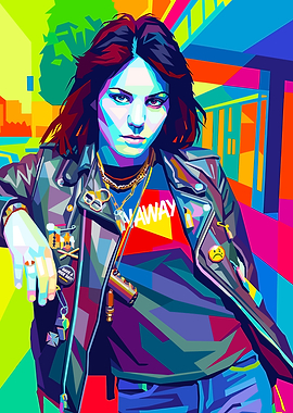 Joan Jett Pop Art Portrait