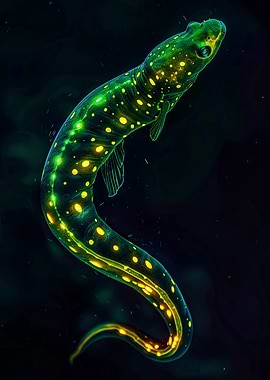 Bioluminescent Eel
