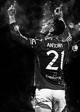 Antony Soccer Player Celebration