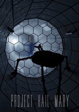 Project Hail Mary Sci-Fi Poster
