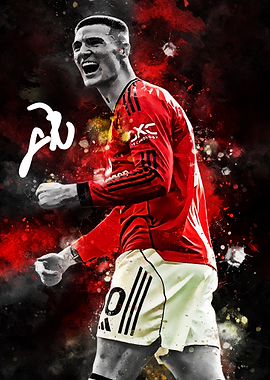 Sesko celebrating a goal