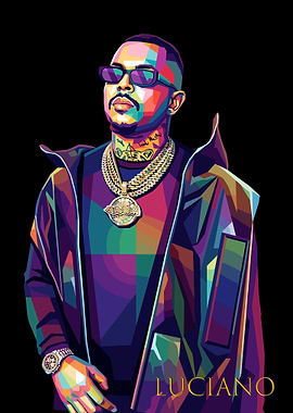 Luciano Pop Art Portrait