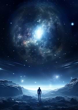 Watcher Beneath an Alien Sky