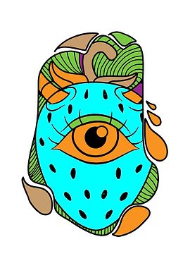 Psychedelic Eye Strawberry