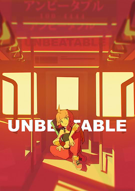 Unbeatable Anime Character in Train