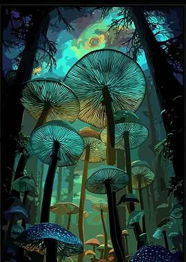 Enchanted Forest Mushrooms