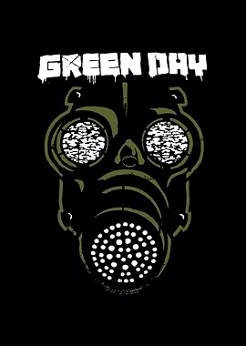 Green Day Gas Mask Logo