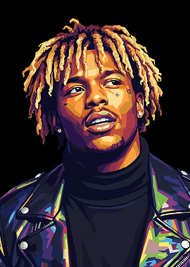 Pop Art Portrait of a Lil Uzi Vert