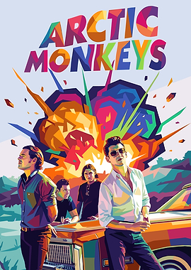 Arctic Monkeys Band Pop Art