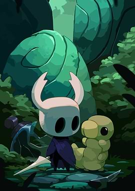Hollow Knight and Grub