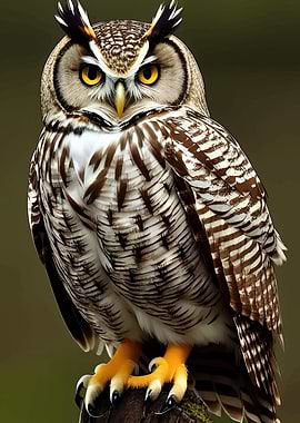 Majestic Owl Portrait