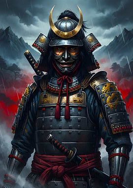 Samurai Warrior in Armor