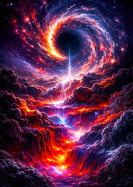 Cosmic Black Hole Vortex