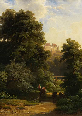 Pastoral Landscape with Castle
