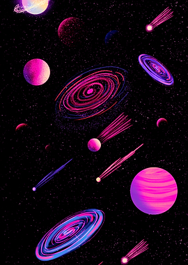 Cosmic Galaxy and Planets