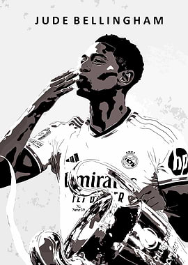 Jude Bellingham with Trophy