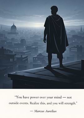 Man on rooftop overlooking city