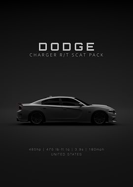 Dodge Charger R/T Scat Pack Poster