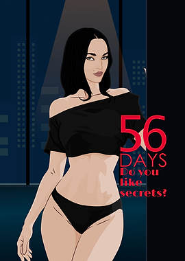 Woman in lingerie 56 days series