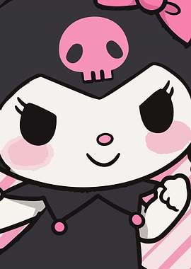Kuromi Character Close-up