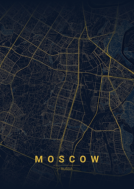 Moscow City Map