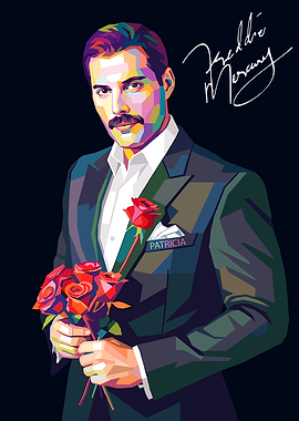 Freddie Mercury wpap art