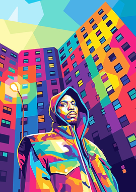 DMX Colorful Cityscape