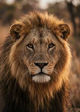 Majestic Lion Portrait