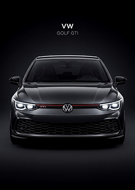 Dark Vw Golf GTI