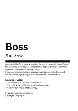 Boss Definition