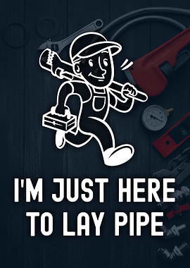 Plumber with Wrench and Toolbox