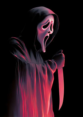 Ghostface Killer with Knife