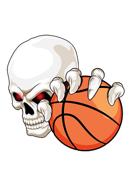 Skull Basketball player Basketball